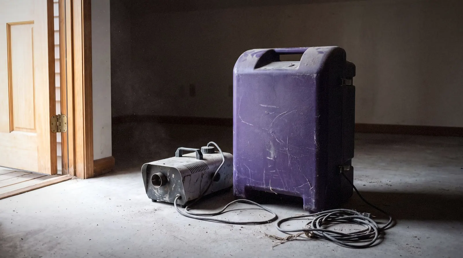 Remove animal matter, odours and contaminated materials, then sanitize the affected areas.